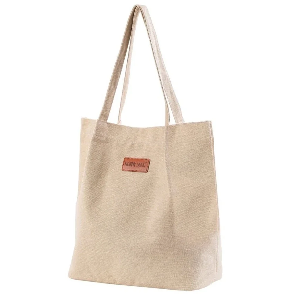 Bonny Dodo canvas tote bag NWOT multi pocket sturdy TSA approved
